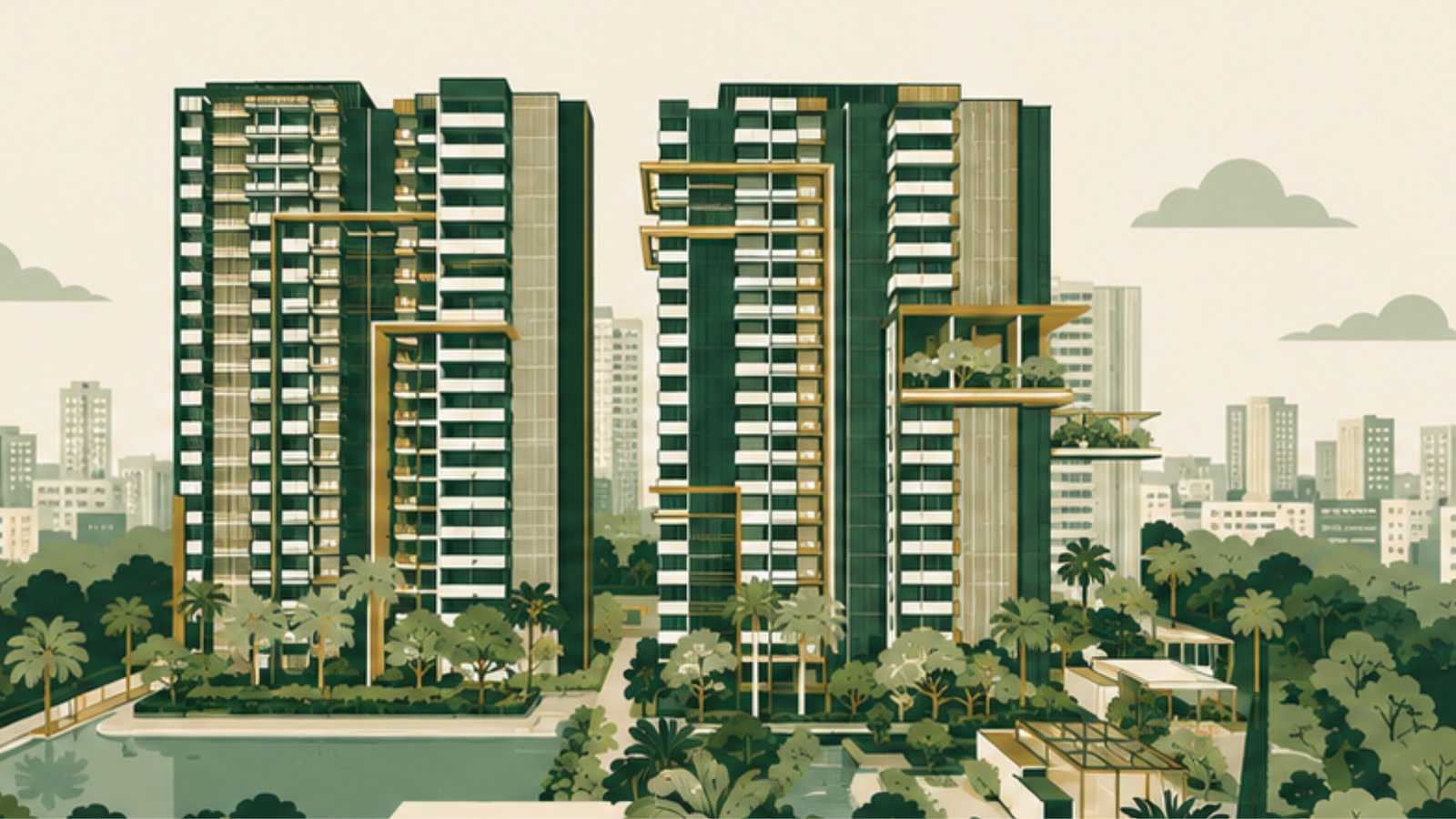 JadeScape condominium artist impression